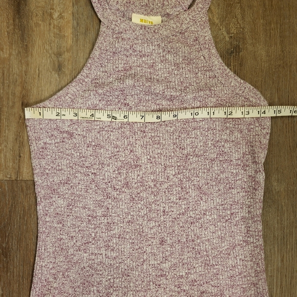 Anthropologie Maeve Harlan Knit Tank Raspberry Size Large - Picture 8 of 11